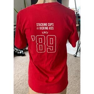 Title Nine Olympics - red women's shirt sz Small